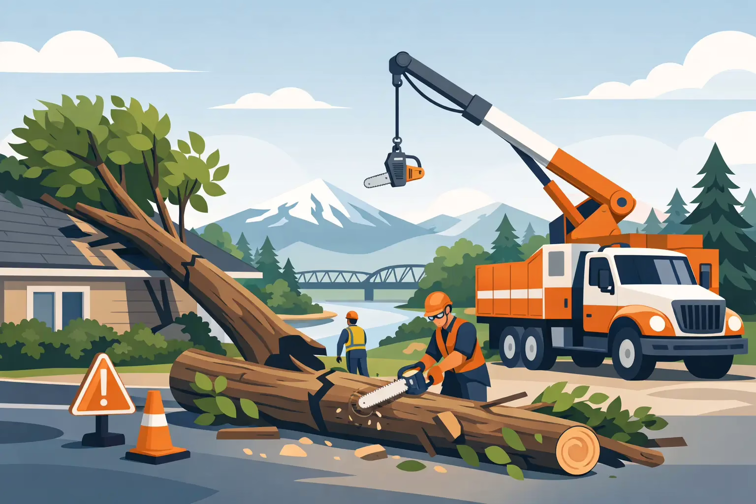 Read more about the article Emergency Tree Removal in Vancouver WA