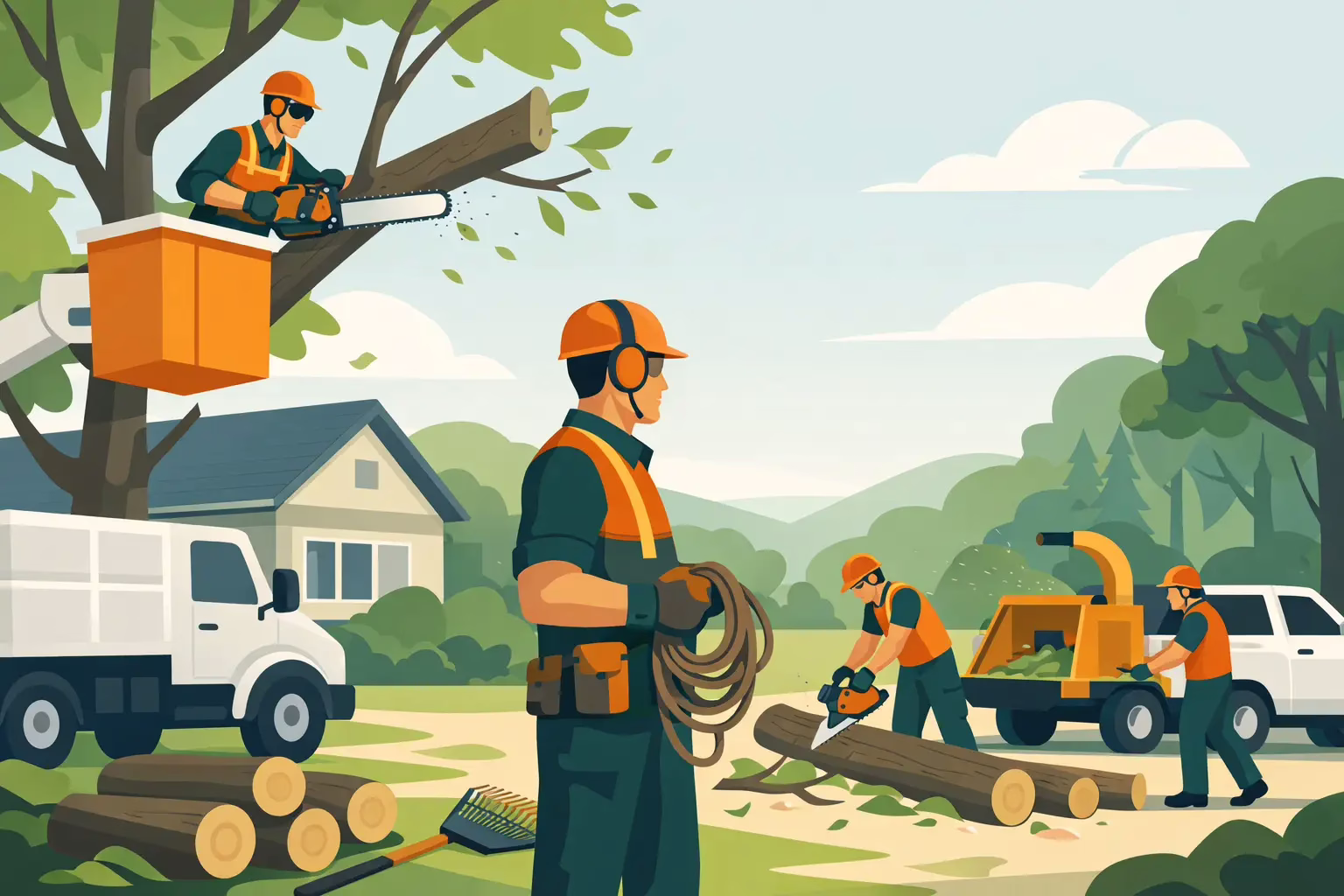 Read more about the article Same Day Tree Service Near Me: What to Expect