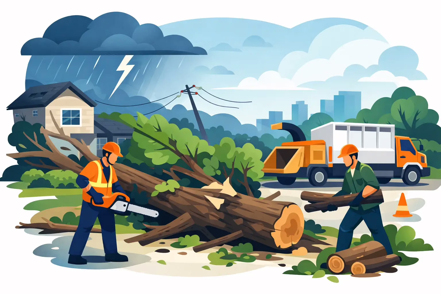 Read more about the article When to Call a Storm Tree Cleanup Crew