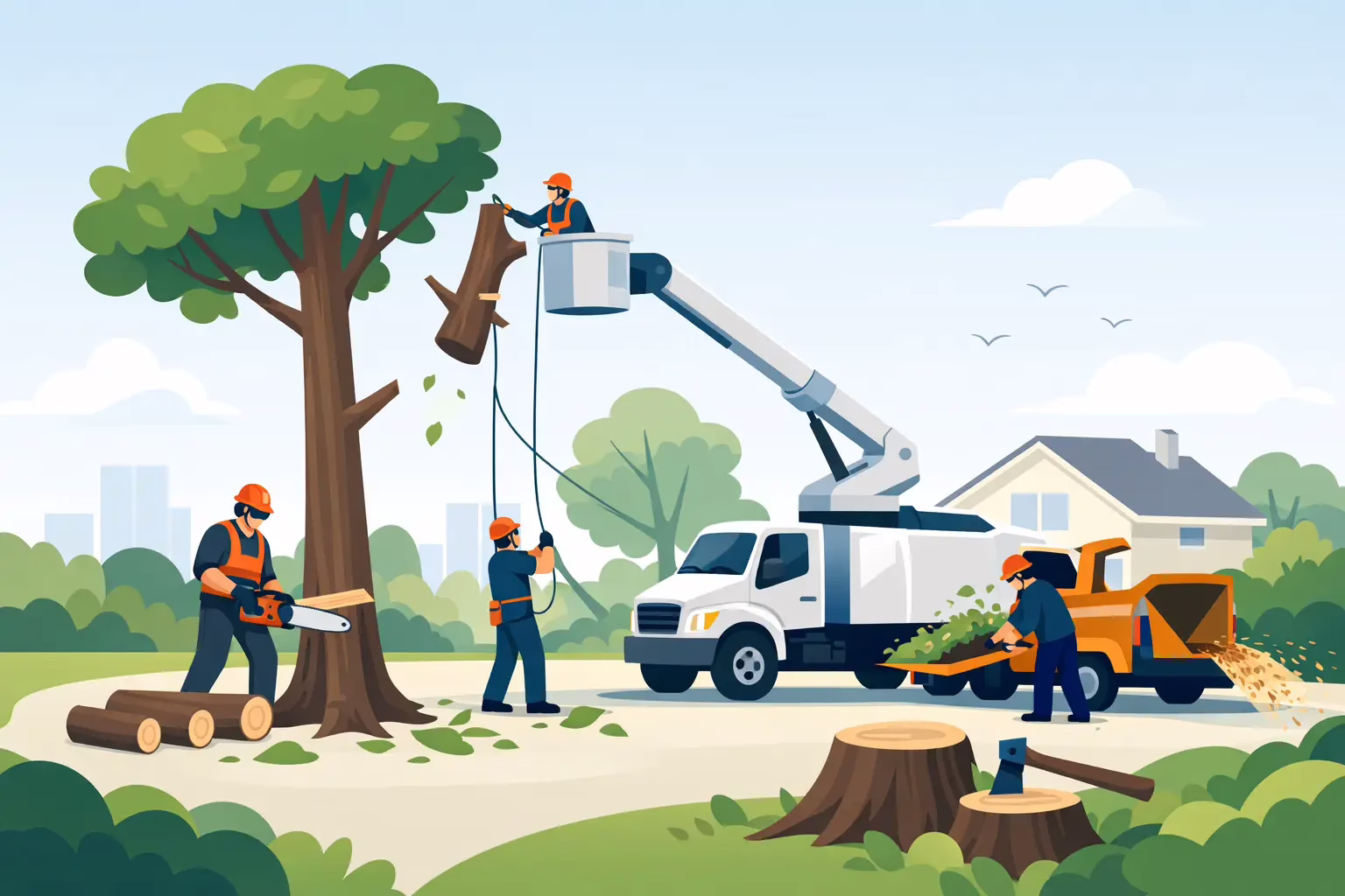 You are currently viewing Tree Removal Process Guide for Homeowners
