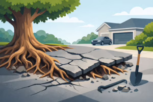 Read more about the article Tree Roots Damaging Driveway? What to Do