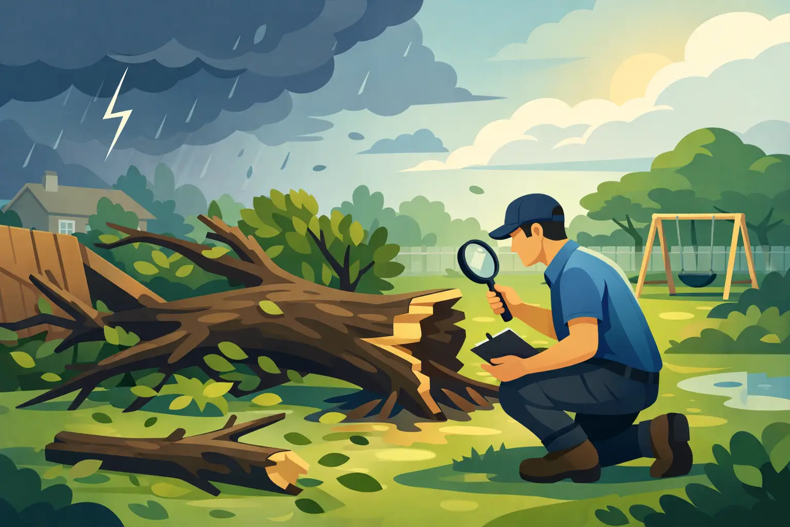Post Storm Tree Inspection for Safer Yards