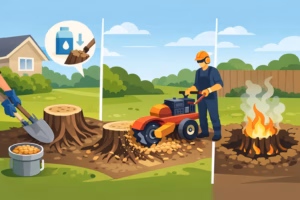 Read more about the article Best Stump Removal Method for Your Yard