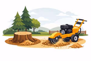 Read more about the article What Happens During Stump Grinding?