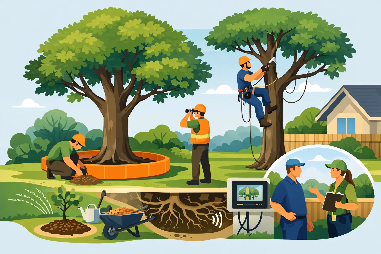 Mature Tree Preservation Options for Safer Yards