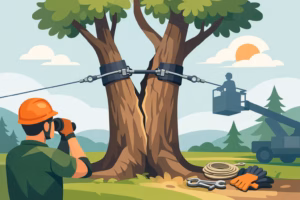 Read more about the article A Split Trunk Bracing Example That Explains Safety