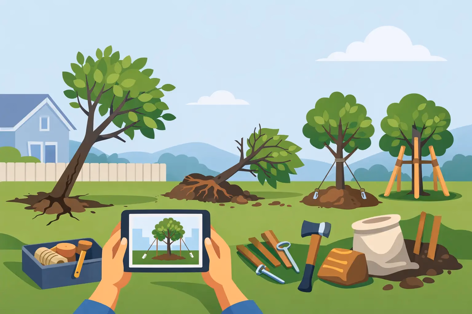 Best Solutions for Unstable Trees at Home