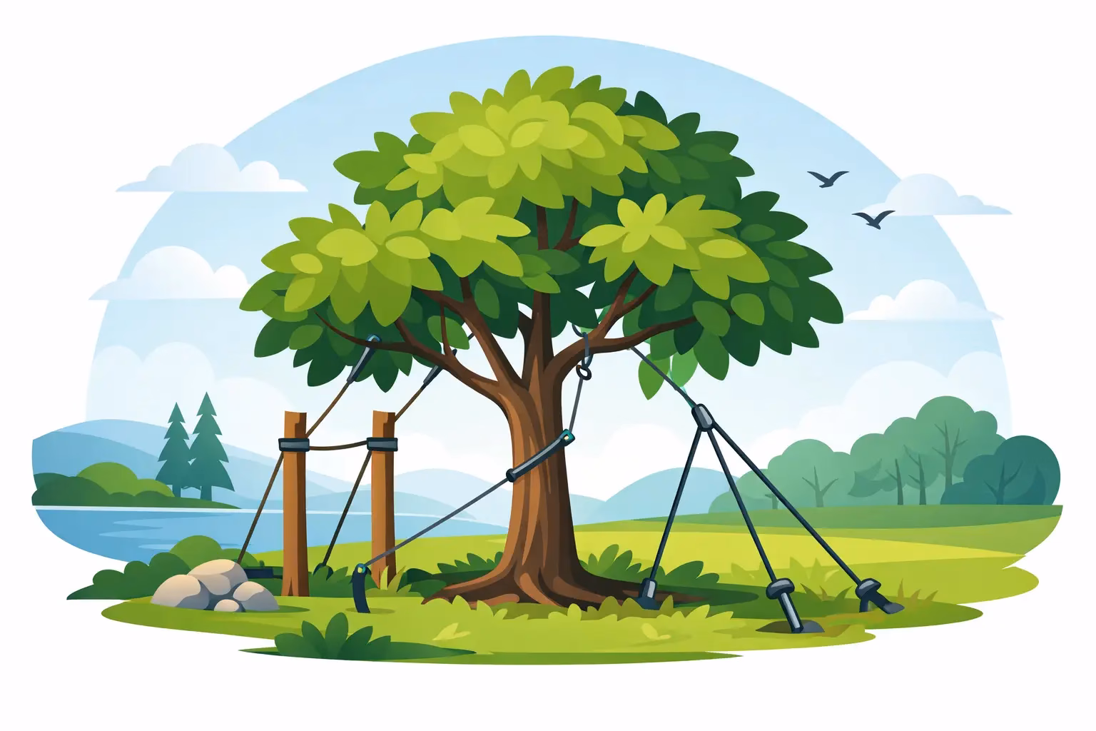 Tree Support Options for Safer, Stronger Trees