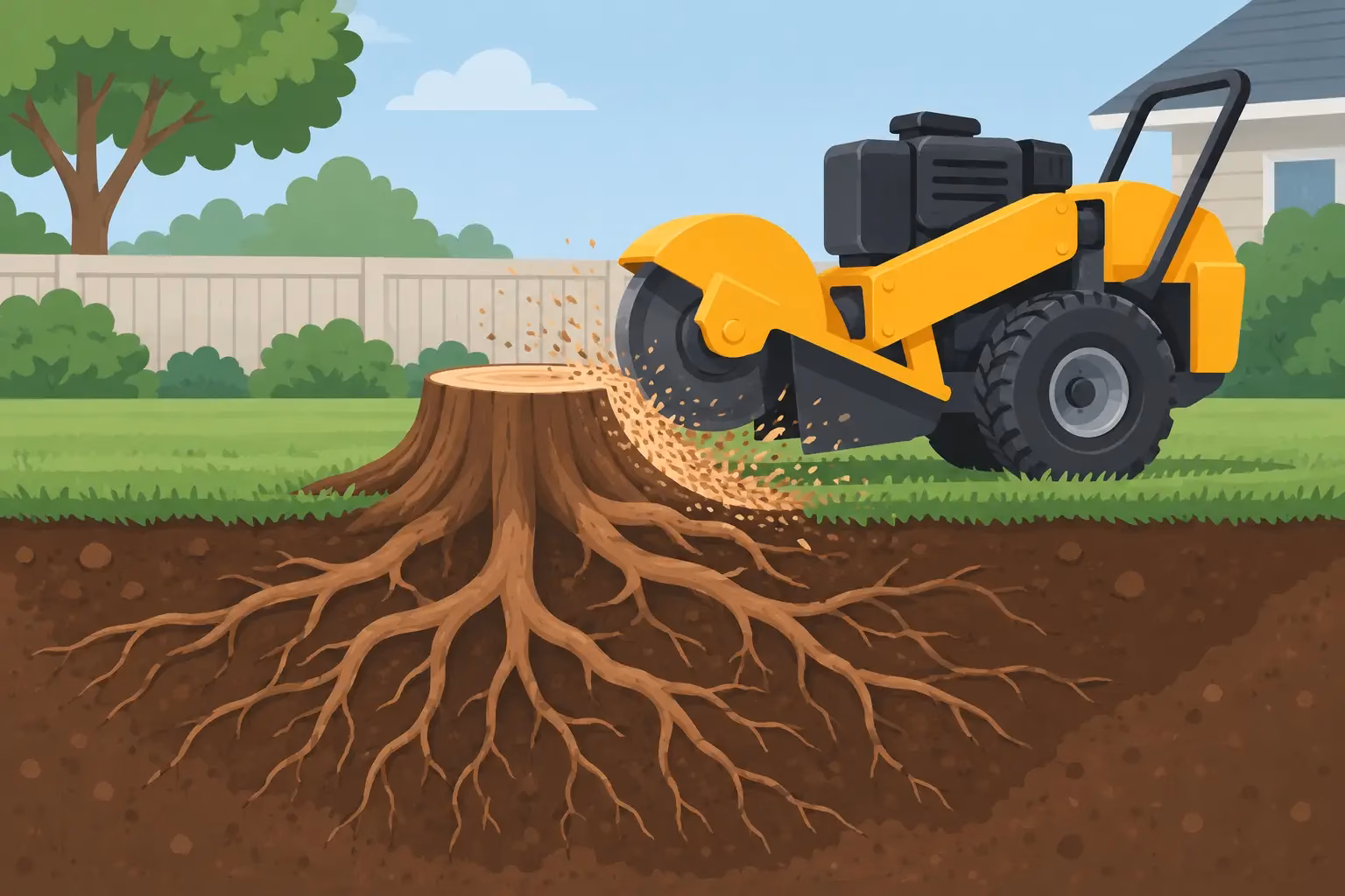 You are currently viewing Does Stump Grinding Kill Roots? What to Expect