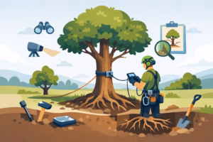 Read more about the article How Arborists Assess Tree Stability Safely